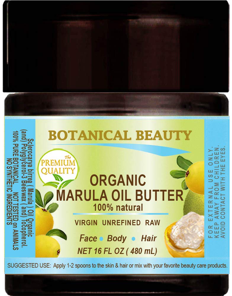 Botanical Beauty Organic MARULA Oil BUTTER Virgin